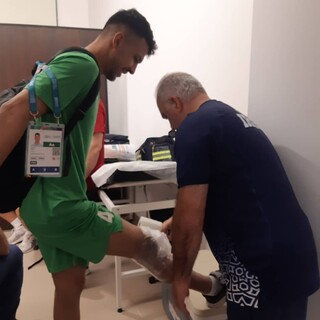 خدمات تیم پزشکی فدراسیون پزشکی ورزشی در محل برگزاری بازی‌های همبستگی کشورهای اسلامی