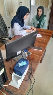 ارزیابی بازیکنان تیم فوتسال شمس شهرستان اوز برای شرکت در رقابتهای کشوری در درمانگاه هیات پزشکی‌ورزشی شهر کوره شهرستان اوز