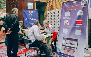 برپایی ایستگاه تندرستی به مناسبت هفته ملی و روز جهانی دیابت