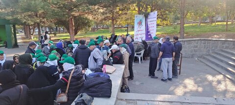 برپایی ایستگاه سلامت در پارک منظریه تبریز با ارائه خدمات رایگان به بیش از ۱۵۰ شهروند