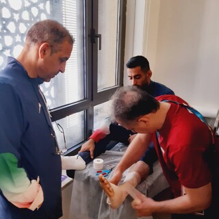 ارائه خدمات پزشکی به ملی پوشان جودو