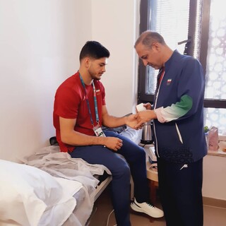 ارائه خدمات پزشکی به ملی پوشان جودو