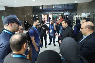 بازدید ورزش و جوانان از دهکده بازی‌های همبستگی اسلامی