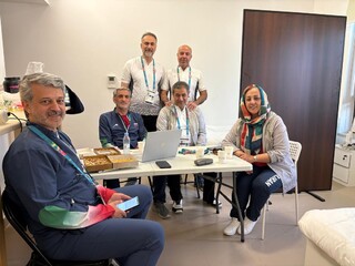 تیم پزشکی اعزامی فدراسیون پزشکی ورزشی به بازی‌های همبستگی کشورهای اسلامی- ریاض