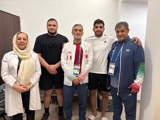 حضور قهرمانان و ملی پوشان ورزش در مرکز پزشکی فدراسیون پزشکی ورزشی در ریاض