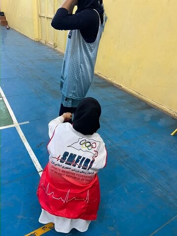 پوشش پزشکی مسابقات بسکتبال لیگ جوانان کشور