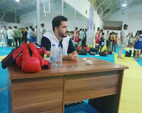 پوشش پزشکی مسابقات موی تای قهرمانی استان