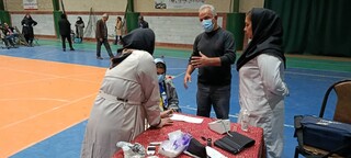 برپایی ایستگاه رایگان تندرستی ویژه ورزشکاران معلول در یزد