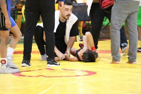 پوشش پزشکی مسابقات کشتی قهرمانی استان