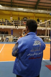 پوشش پزشکی لیگ برتر والیبال در ارومیه