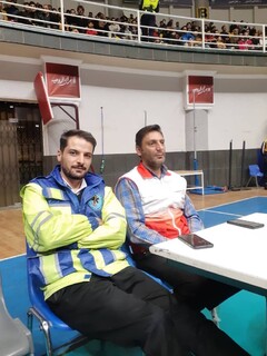 پوشش پزشکی مسابقات والیبال لیگ برتر مابین تیم های شهرداری ارومیه و طبیعت اسلامشهر توسط هیئت پزشکی ورزشی استان انجام گردید