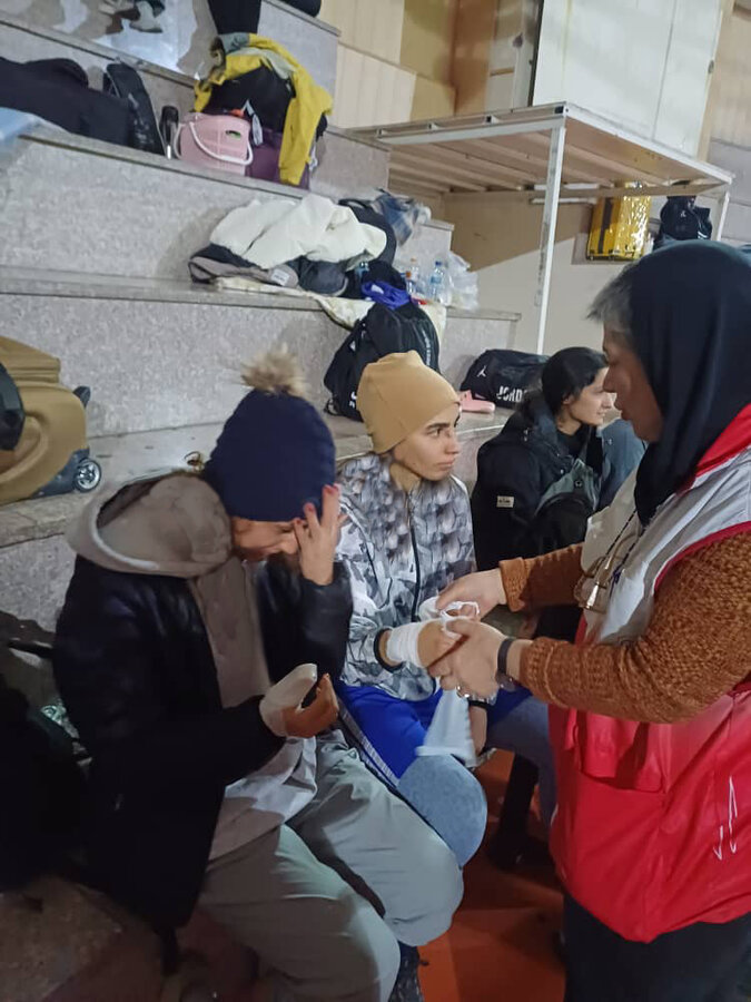 پوشش پزشکی مسابقات انتخابی تیم ملی بوکس بانوان