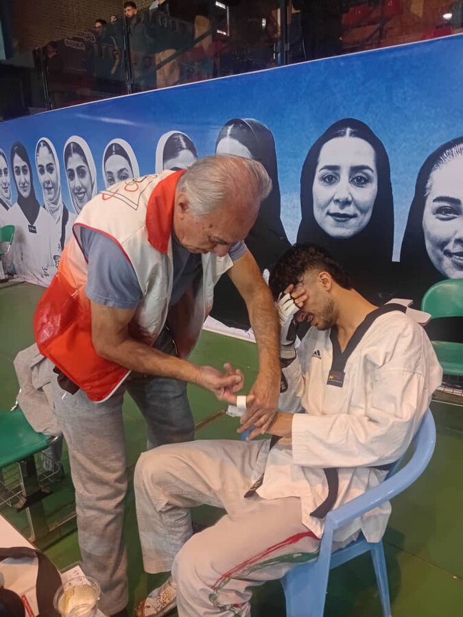 پوشش پزشکی لیگ دسته اول تکواندو