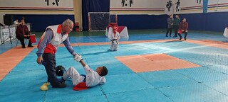 پوشش پزشکی رقابتهای کاراته کیوکوشین سنتی توسط هیات پزشکی ورزشی فارس