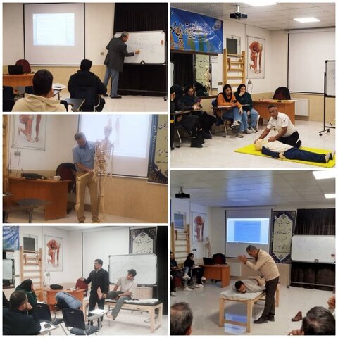 حضور دکتر نوروزی در اختتامیه دوره آموزشی ماساژ ورزشی در شاهرود