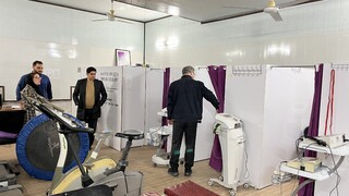 بازدید نمایندگان فدراسیون پزشکی ورزشی از مرکز فیزیوتراپی هیأت پزشکی ورزشی استان