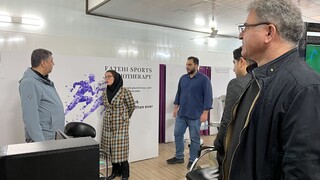 بازدید نمایندگان فدراسیون پزشکی ورزشی از مرکز فیزیوتراپی هیأت پزشکی ورزشی استان