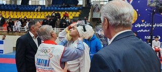 پوشش پزشکی رقابتهای کاراته وان استان فارس توسط هیات پزشکی ورزشی