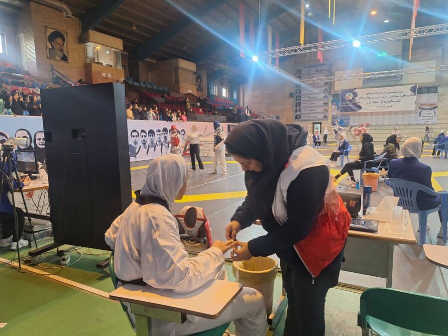 پوشش پزشکی لیگ دسته یک تکواندو(جوانان و بزرگسالان)