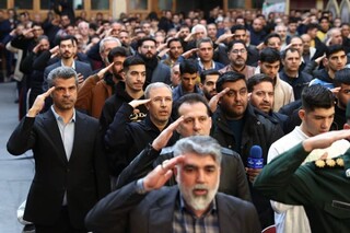 مراسم تجدید میثاق با شهید حاج قاسم سلیمانی