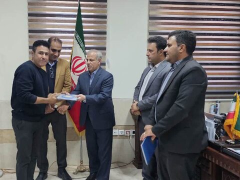 اعضای هیأت پزشکی ورزشی نرماشیر با فرماندار این شهرستان دیدار کردند