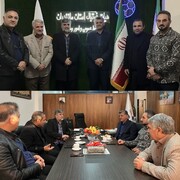 دیدار رئیس هیأت پزشکی ورزشی مازندران با رئیس هیأت فوتبال استان