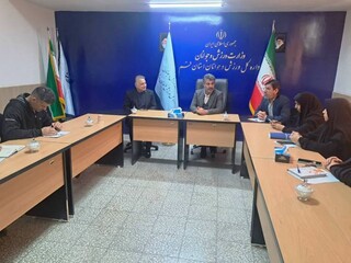 نشست دکتر کاویانی با مدیر کل ورزش و جوانان استان قم