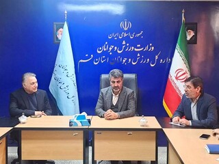 نشست دکتر کاویانی با مدیر کل ورزش و جوانان استان قم