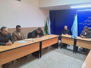 نشست دکتر کاویانی با مدیر کل ورزش و جوانان استان قم