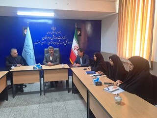 نشست دکتر کاویانی با مدیر کل ورزش و جوانان استان قم