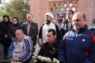 عهد و پیمان جامعه ورزش و جوانان استان با شهدا با ضرب مرشد