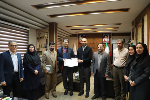 حضور سرپرست هیات