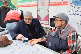 حضور فعال کادر درمان هیات پزشکی ورزش استان در راهپیمایی باشکوه انقلاب
