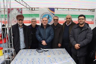 حضور فعال کادر درمان هیات پزشکی ورزش استان در راهپیمایی باشکوه انقلاب