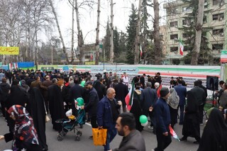 حضور فعال کادر درمان هیات پزشکی ورزش استان در راهپیمایی باشکوه انقلاب