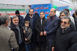 حضور فعال کادر درمان هیات پزشکی ورزش استان در راهپیمایی باشکوه انقلاب