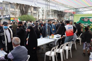 حضور فعال کادر درمان هیات پزشکی ورزش استان در راهپیمایی باشکوه انقلاب