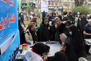 حضور فعال کادر درمان هیات پزشکی ورزش استان در راهپیمایی باشکوه انقلاب