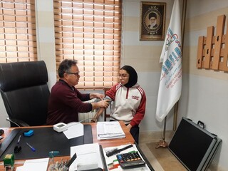 ارائه گواهی سلامت رایگان برای ورزشکاران المپیاد استعدادهای برتر دختران در اردبیل