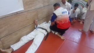 پوشش پزشکی مسابقات جودو قهرمانی نونهالان و نوجوانان لرستان انجام شد