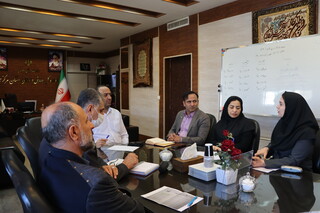 جلسه بررسی آمار ورزشکاران سازمان یافته استان مرکزی