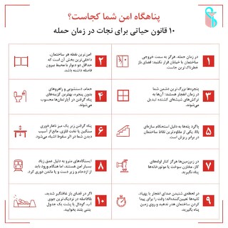 پناهگاه امن کجاست؟/پوستر آموزشی
