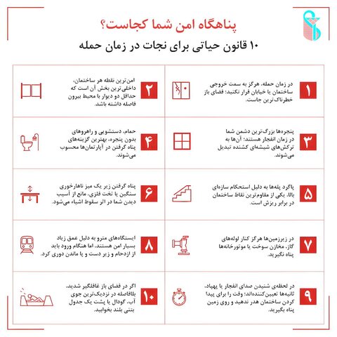 پناهگاه امن کجاست؟/پوستر آموزشی