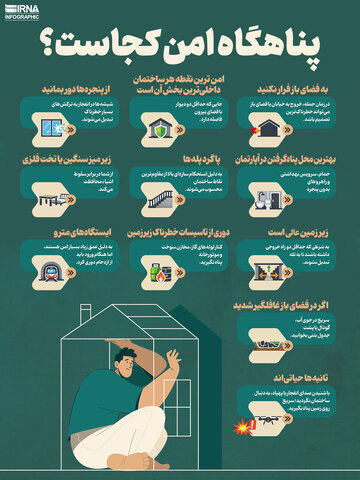 پناهگاه امن کجاست؟/اینفوگرافیک