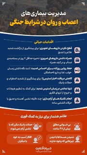 مدیریت بیماری‌های اعصاب و روان در شرایط جنگی