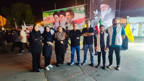حضور اعضای هیات پزشکی هرمزگان در مراسم چهلمین روز شهادت قائد امت