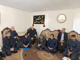 تجلیل هیات پزشکی ورزشی استان تهران خانواده دو شهیدکاراته کار جنگ رمضان