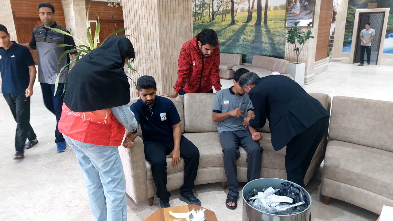 چکاب جامع اعضای تیم ملی فوتبال ۷ نفره نابینایان در مازندران انجام شد
