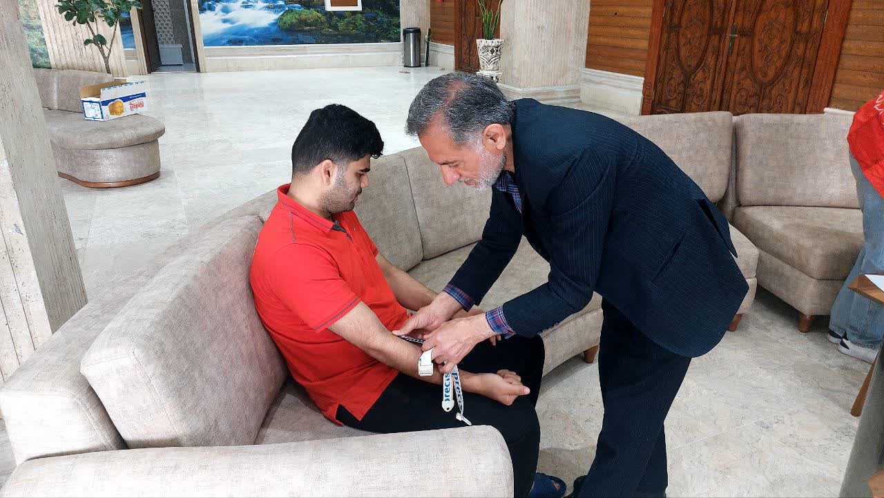 چکاب جامع اعضای تیم ملی فوتبال ۷ نفره نابینایان در مازندران انجام شد
