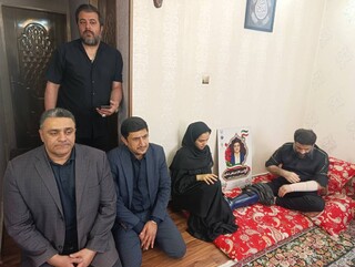 تجلیل هیات پزشکی ورزشی استان تهران از خانواده 3 شهید ورزشکار جنگ رمضان